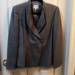 Armani Collezioni Plaid Jacket, sz 10